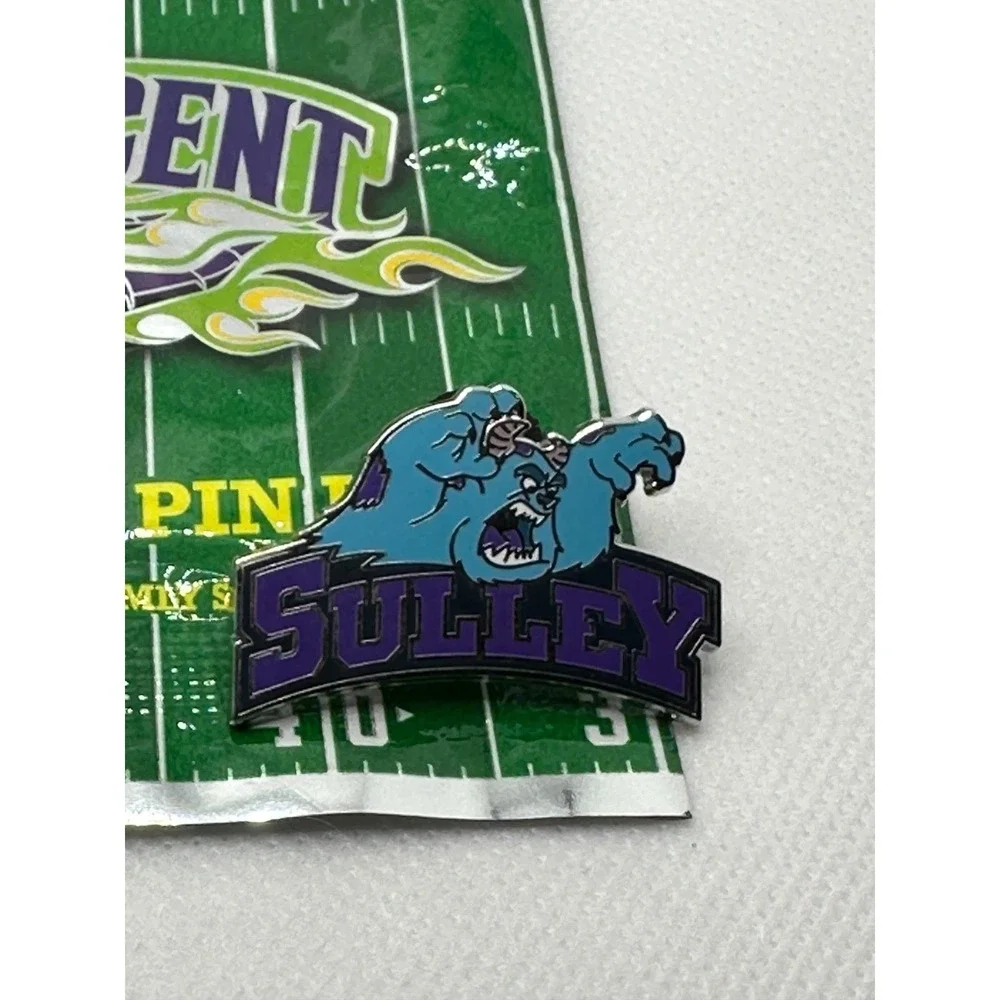 Disney pin Fantasyland Football Sulley Monsters Inc. NEW Authentic Mystery Pack